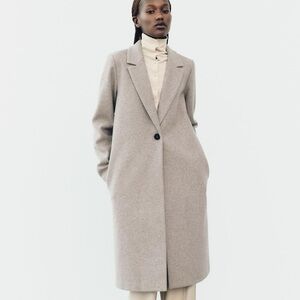 ZARA long camel coat NWT size S